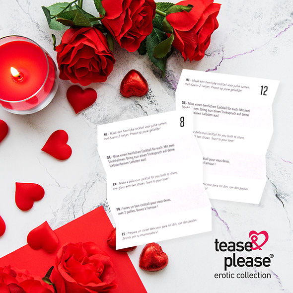 Comprar TEASE & PLEASE Calendario De Aventuras De San Valentín – 24 Desafíos Románticos Para Sorprender A Tu Pareja-Noxtic