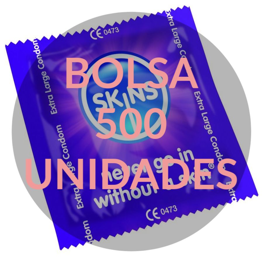 Comprar SKINS Preservativo XXL Bolsa 500 Uds – Seguridad Y Placer Con Material De Alta Calidad-PRESERVATIVOS-Noxtic