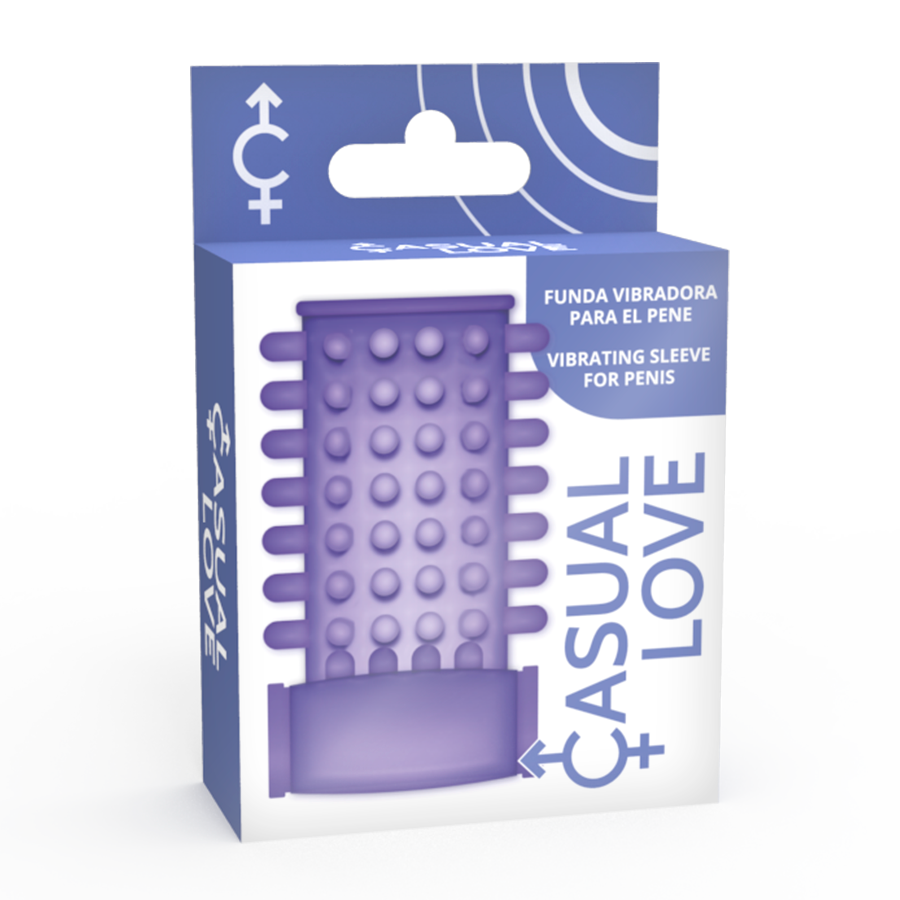 Comprar CASUAL LOVE Ring Funda Vibrador Lila – Diseño Ergonómico Para Placer Sensorial-Noxtic