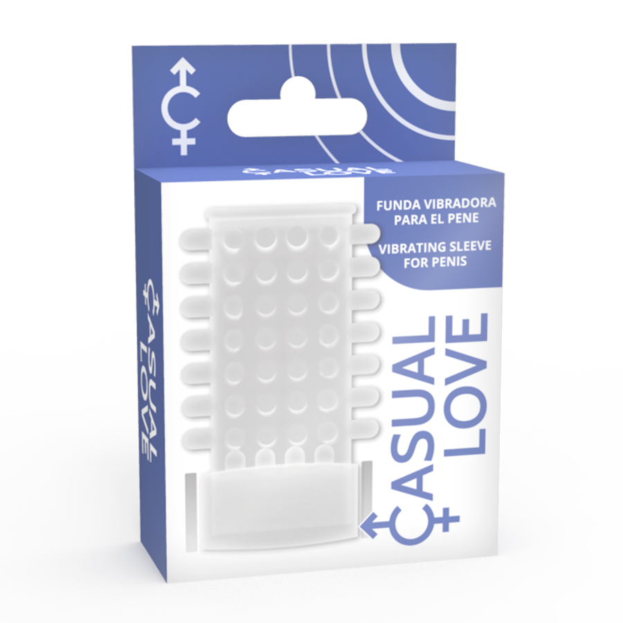Comprar Casual Love Ring Vibrador Transparente – Diseño Ergonómico Para Placer Sensual-Noxtic