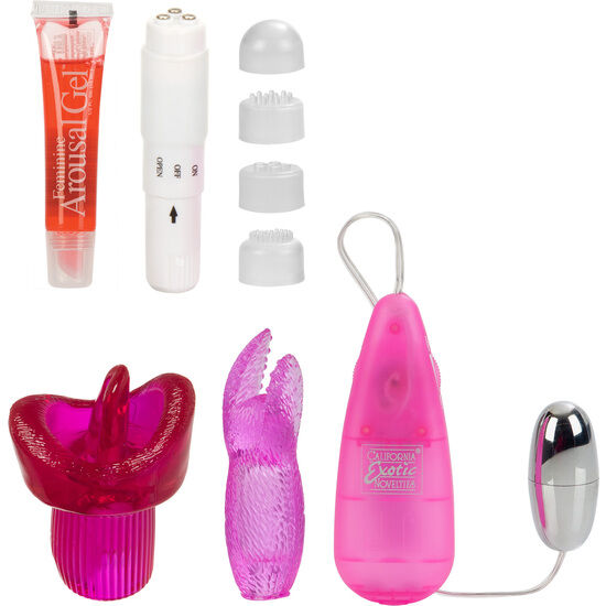 Comprar CALEXOTICS Clit Kit Para Ella – Estimulador Compacto Con Cuatro Puntos De Placer-Noxtic