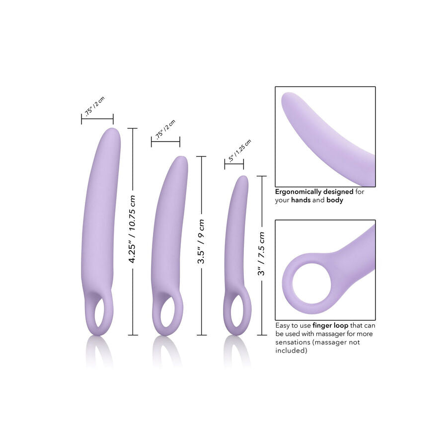 Comprar CALEXOTICS Alena Set De 3 Dilatadores Vaginales De Silicona – Progresivo Para Comodidad Y Bienestar Pélvico-Noxtic