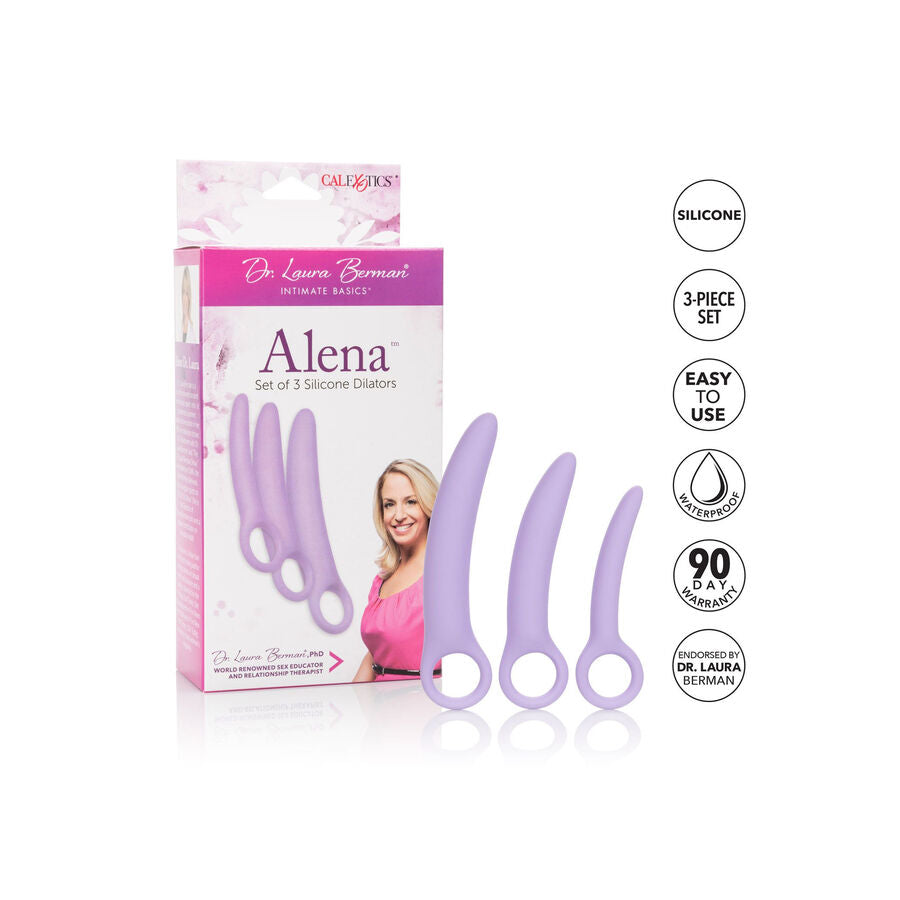 Comprar CALEXOTICS Alena Set De 3 Dilatadores Vaginales De Silicona – Progresivo Para Comodidad Y Bienestar Pélvico-Noxtic