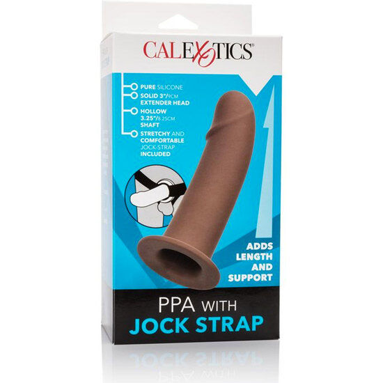 Comprar CALEXOTICS Arnés Con Dildo Hueco Marrón – Diseño Ergonómico Para Exploración Intima-Noxtic