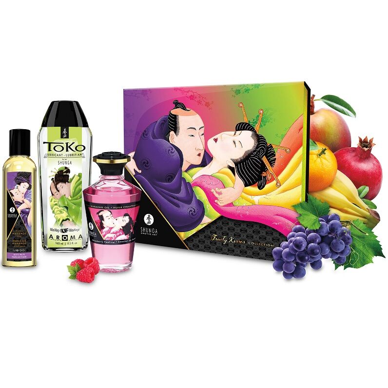 Comprar SHUNGA Kit Fruity Kisses Collection – Experiencia Sensorial Con Sabor Frutal Para Momentos Íntimos-Noxtic