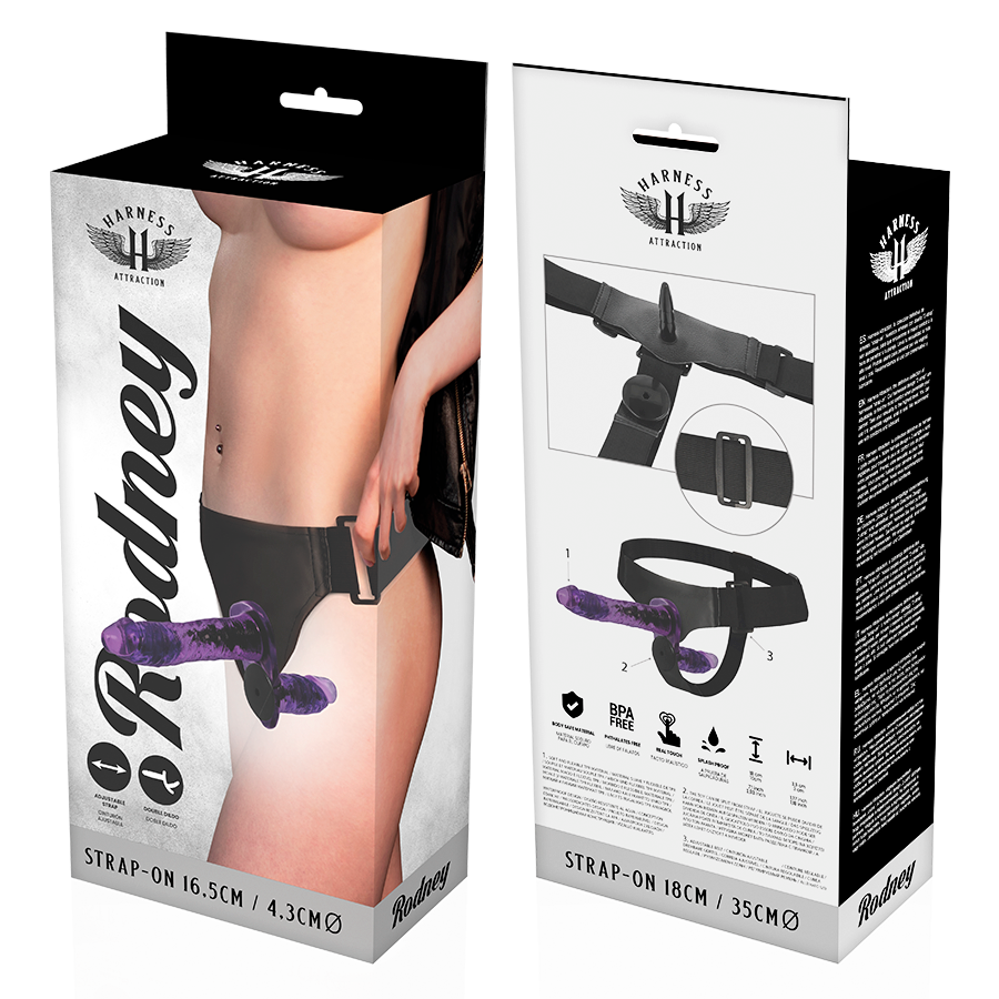 Comprar Harness Attraction Rodney Vibrador Doble – Diseño Innovador Para Placer Compartido-Noxtic
