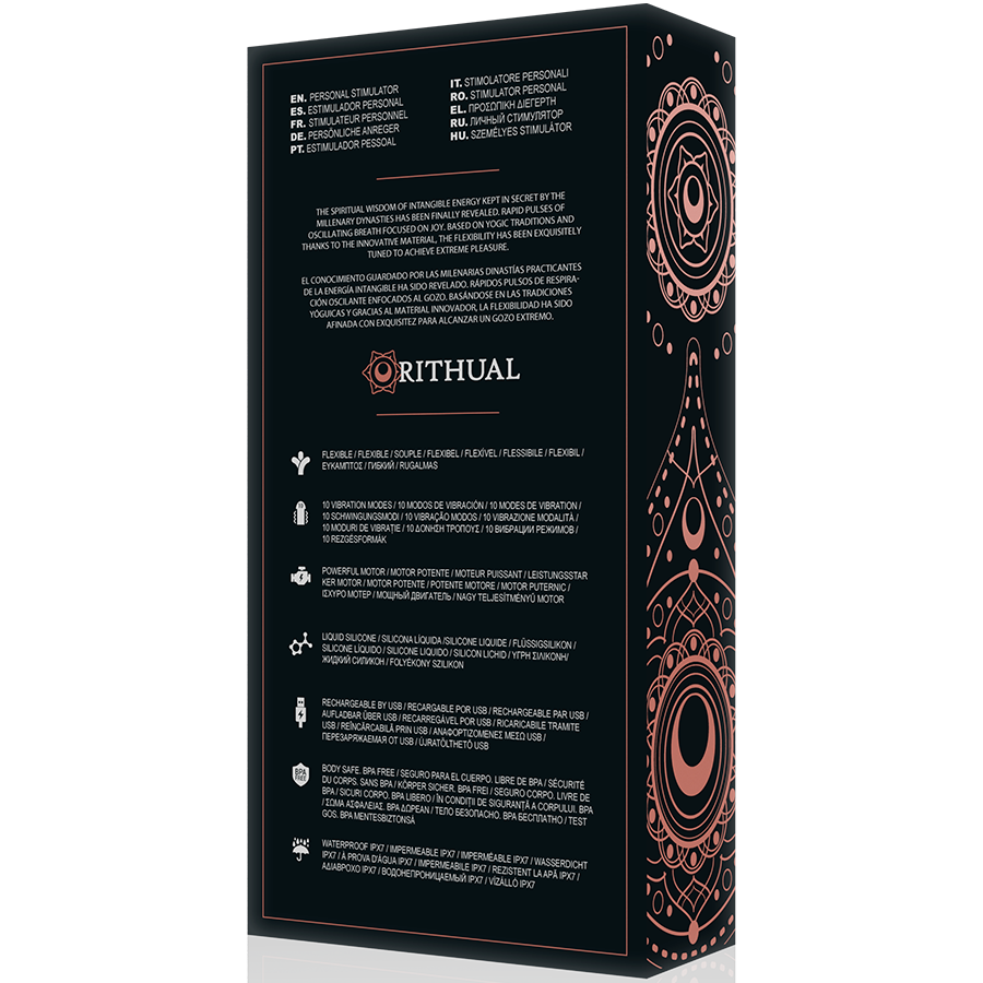 Comprar Rithual Kriya Estimulador Recargable Negro – Diseño Ergonómico Con Silicona Médica Hipoalergénica-Noxtic