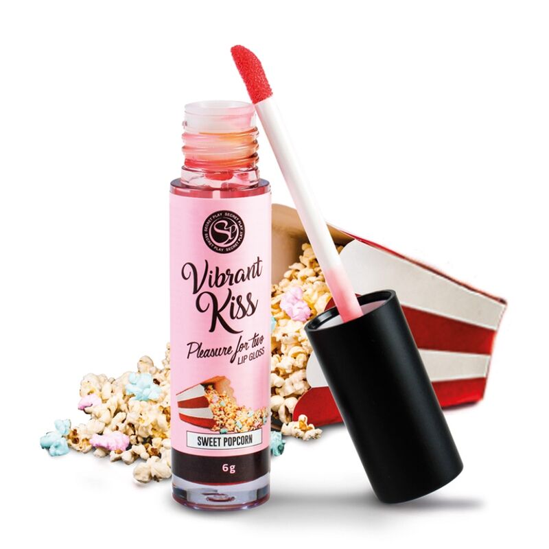 Comprar SECRETPLAY Lip Gloss Vibrant Kiss Palomitas Dulces – Hidratación Intensa Con Sabor Irresistible-Noxtic