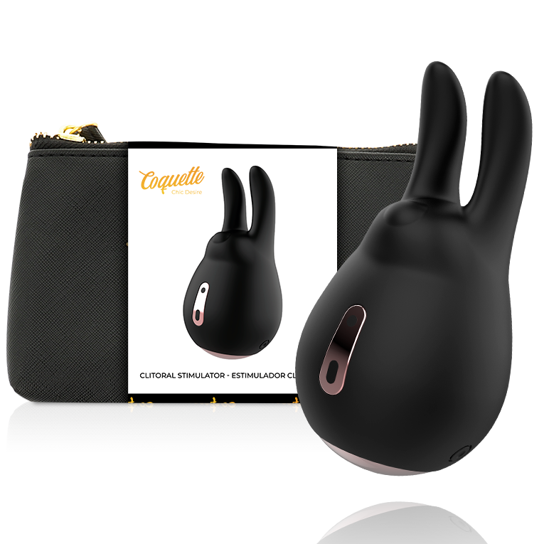 Comprar COQUETTE Chic Desire Negro – Estimulador Recargable Con Diseño Elegante Y Funcional-Noxtic