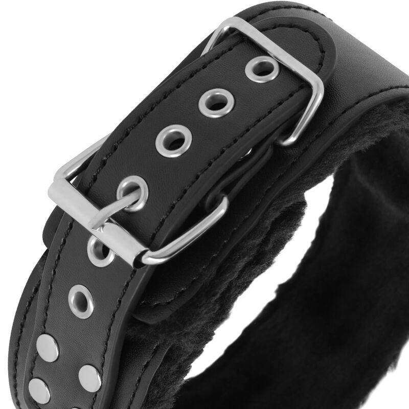 Comprar DARKNESS Collar Forrado Con Cadena Titanium – Diseño Confortable Para Exploración Sensual-Noxtic