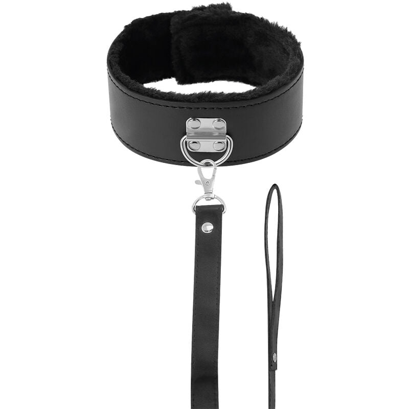 Comprar DARKNESS Collar Forrado Con Cadena Titanium – Diseño Confortable Para Exploración Sensual-Noxtic