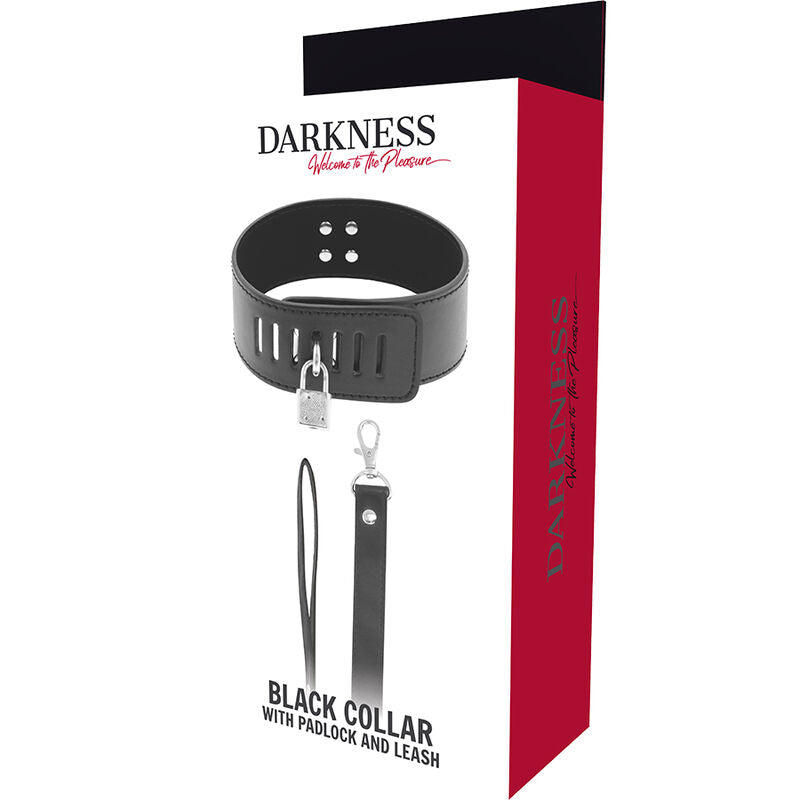 Comprar DARKNESS Collar Con Candado Negro – Diseño Elegante Para Comodidad Y Control-Noxtic
