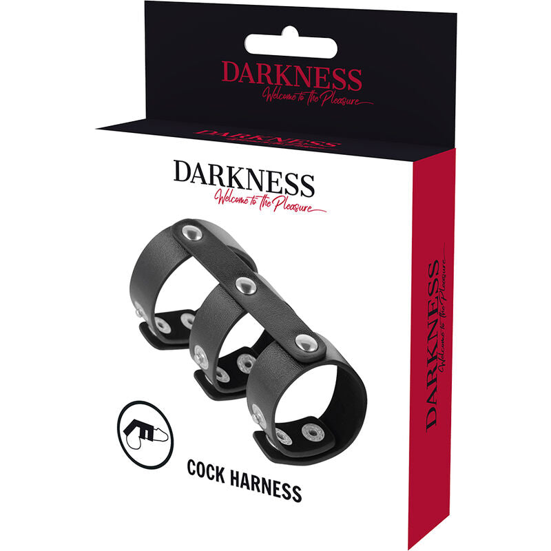Comprar DARKNESS Anillo Doble Ajustable – Diseño Elegante Para Placer Personalizado-Noxtic