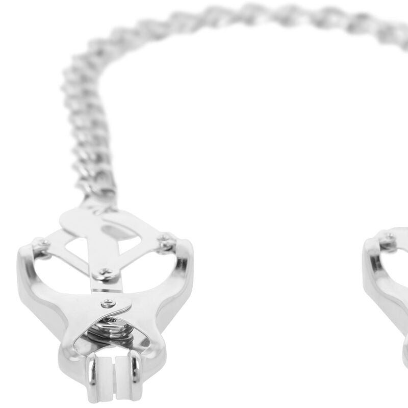 Comprar DARKNESS Abrazadera Pezones Metal Con Cadena – Diseño Elegante Para Estimulación Sensory Moderna-Noxtic