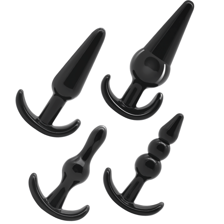 Comprar ADDICTED TOYS Set 4 Plugs Anales – Diseño Exclusivo Para Explorar Placer Con Confianza-Noxtic