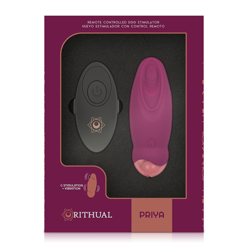 Comprar RITHUAL Priya Huevo Control Remoto – Diseño Ergonómico Con Vibración Personalizada-Noxtic