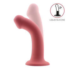 Bouncy Dildo Silicona Liquida Hiper Flexible 75 19 cm Talla L Burgundy