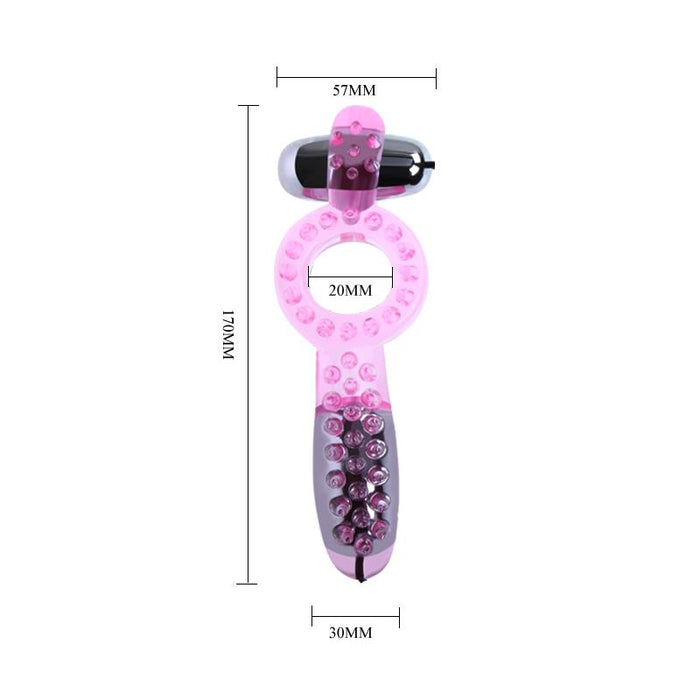 Anillo Vibrador Doble Couple Collection Rosa