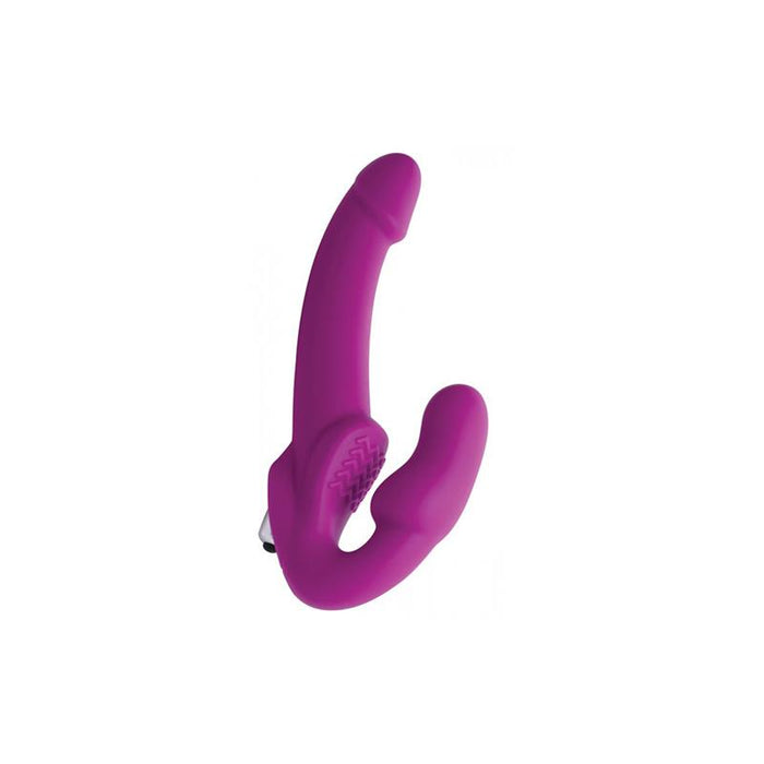 Evoke Vibrador Doble Sin Arnes Purpura