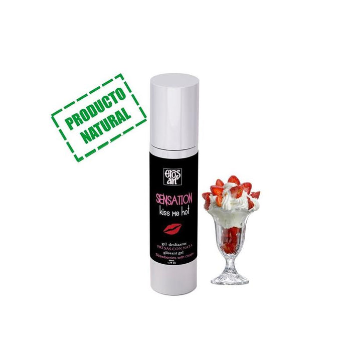 Erosart Lubricante Sensation Fresas con Nata