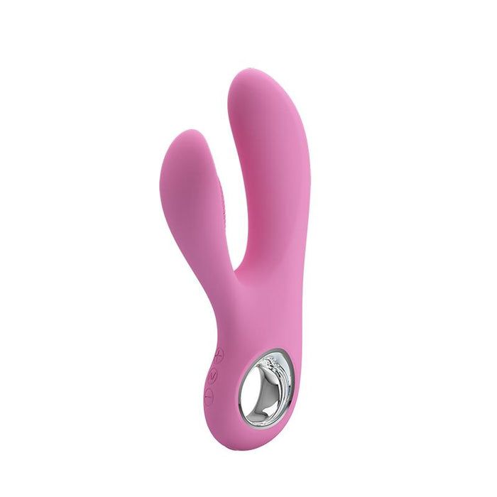 Vibrador Canrol USB Silicona Rosa Suave