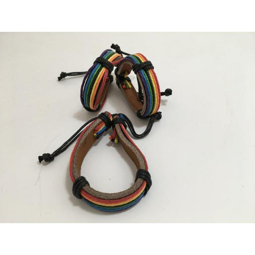 Pulsera Redonda Grande con Bandera LGBT