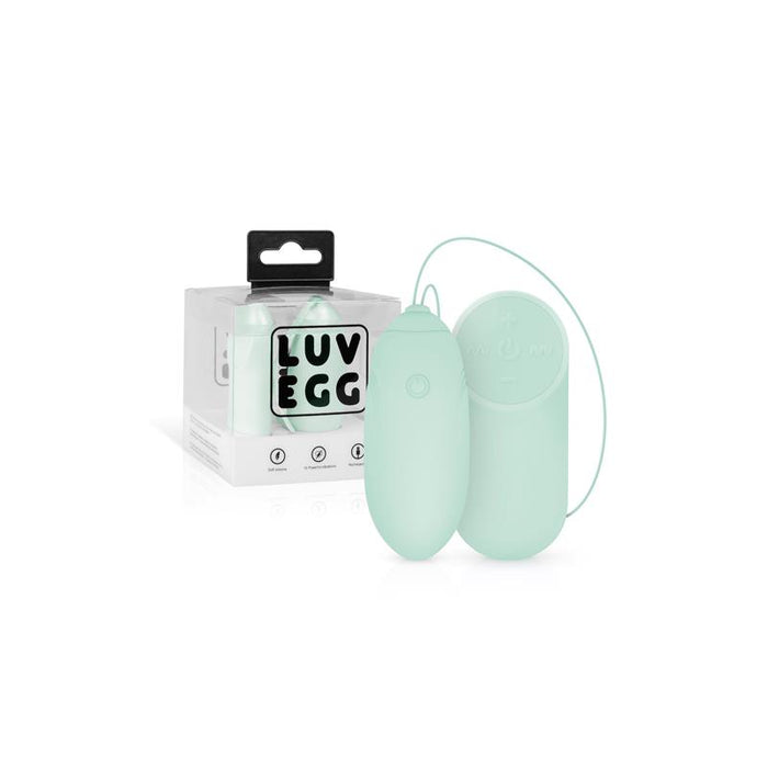 Huevo Vibrador Control Remoto USB Verde