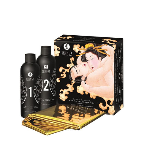 Shunga Kit de Gel de Masaje Aroma a Melon y Mango