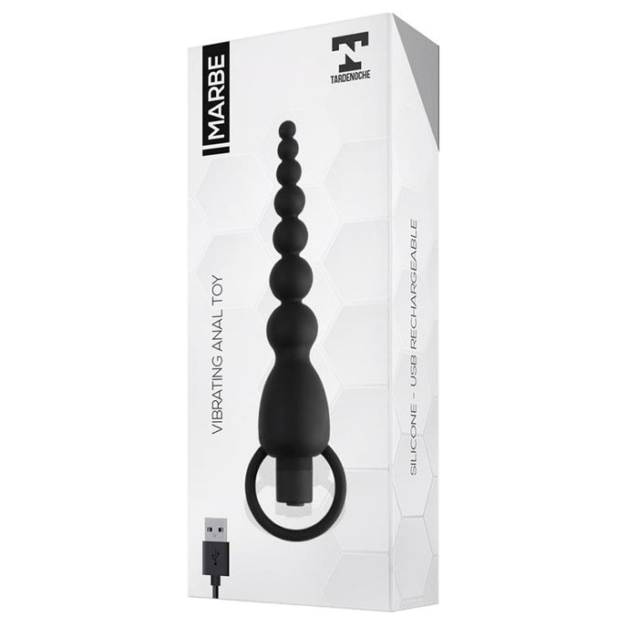 Marbe Cadena Anal con Vibracion USB Silicona