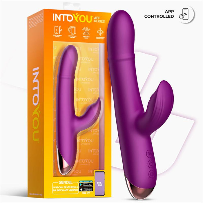 Sendel Vibrador con Anillo de Bolas Internas Up and Down y Pulsacion con App