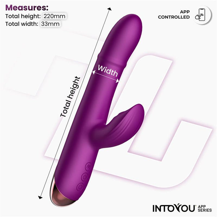 Sendel Vibrador con Anillo de Bolas Internas Up and Down y Pulsacion con App