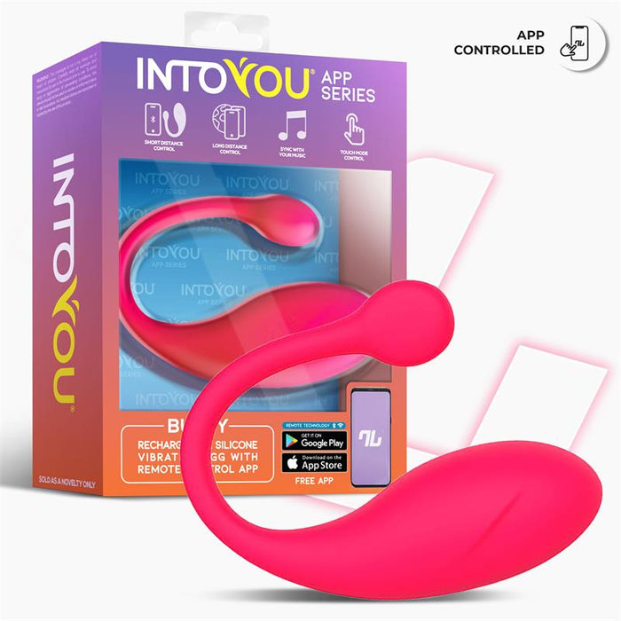 Bulby Huevo Vibrador con APP Rosa Intenso