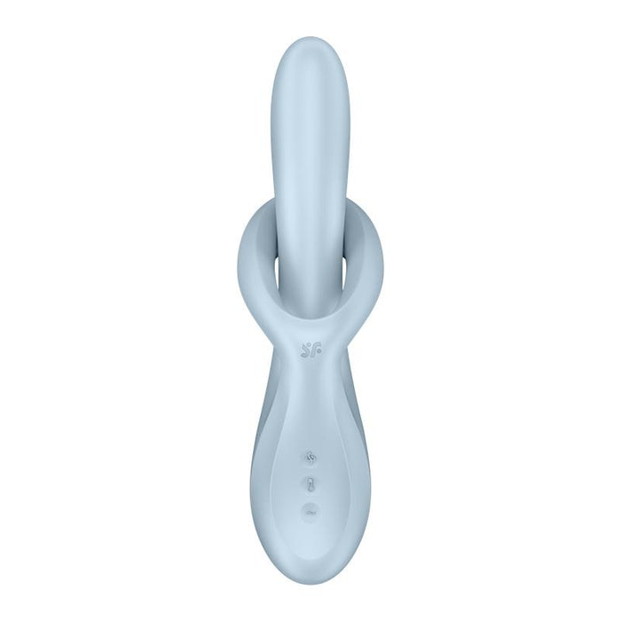 Heat Flex 4 Vibrador con Rotador y Calor Azul