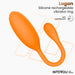 Logan Huevo Vibrador con APP Unibody Naranja