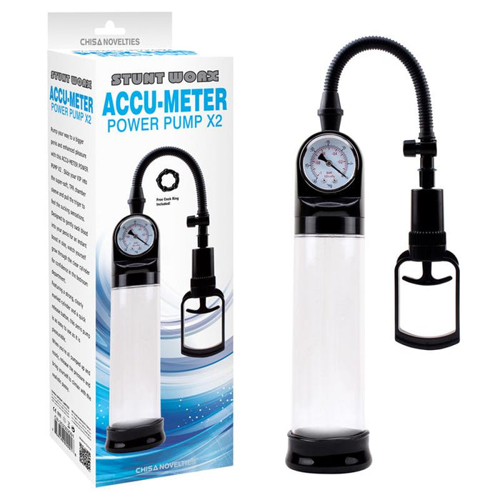 Masturbador Accu Meter Power Pump x2