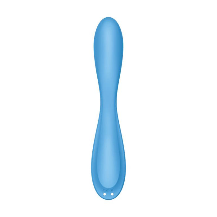 Vibrador G Spot Flex 4 con APP Satisfyer Connect Azul