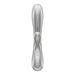 Hot Lover Vibrador Efecto Calor con APP Plata y Champagne