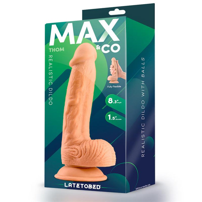 Thom Dildo Realista con Testiculos Natural 83