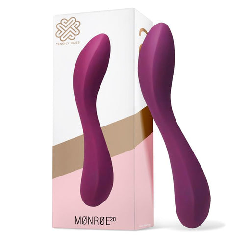 Monroe 20 Vibrador Silicona Liquida Inyectada USB Purpura