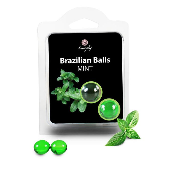 Secret Play Set 2 Brazilian Balls Aroma Menta