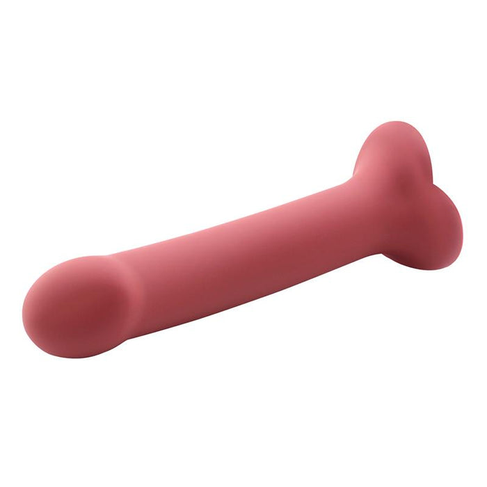 Bouncy Dildo Silicona Liquida Hiper Flexible 7 18 cm Talla M Burgundy