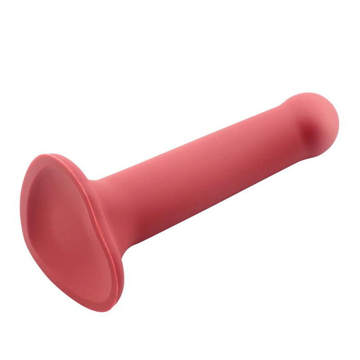 Bouncy Dildo Silicona Liquida Hiper Flexible 7 18 cm Talla M Burgundy