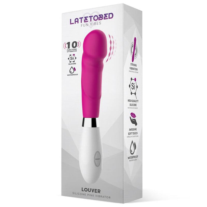 Louver Vibrador Silicona Rosa