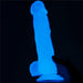 Dildo 85 Lumino Luz Azul