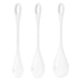 Set 3 Bolas Suelo Pelvico Yoni Power 1 Blanco