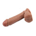 Dildo Dual density Fashion Dude 20 cm Bronceado