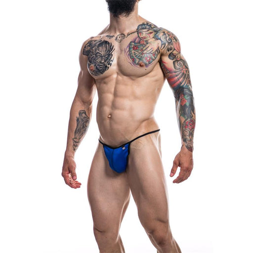 Tanga G String Provocative Royal Blue