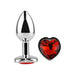 Plug anal Base Corazon Red Scarlet Talla L