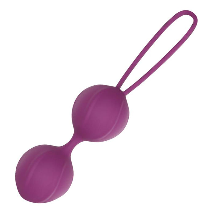 Garbo Bola Doble Kegel Silicona Purpura