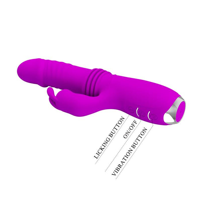 Dorothy Vibrador con Funcion Up and Down USB Purpura